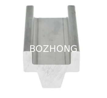 Transportation Extruded Aluminium Profile Guide Rail Anodic Oxidation Surface